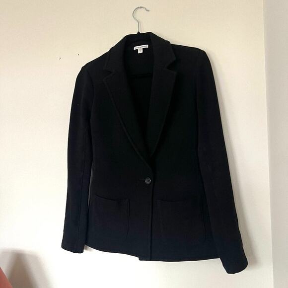 Standard James Perse Black Single Button Blazer. - Picture 2 of 7